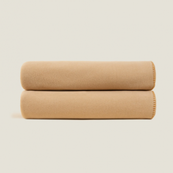 Плед "Frati SOFT VISCOSE CREMA" кремовый 160*200