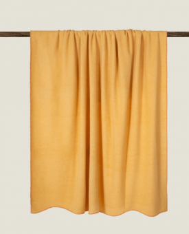 Плед "Frati SOFT BAMBOO SENAPE" желтый 160*200
