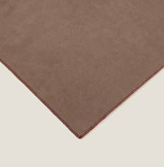 Плед "Frati SOFT VISCOSE TORTORA" коричневый 160*200